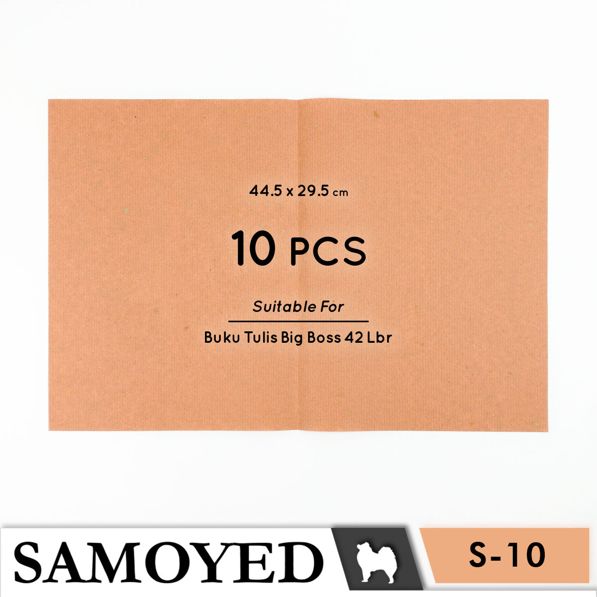 Book Covers Samoyed BKCV-BNP 10 Sheets