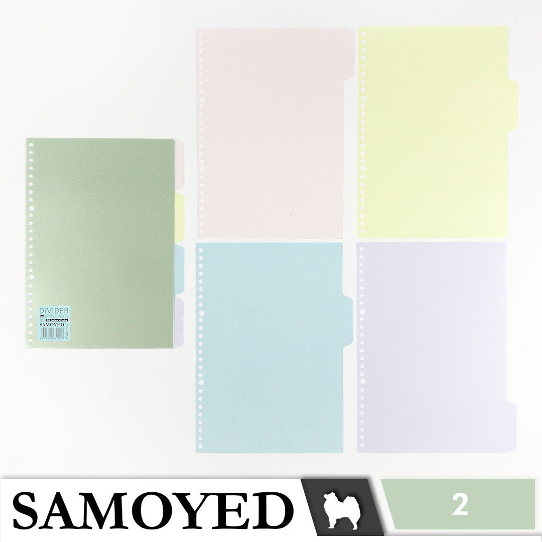 Divider for Binder Note B5 Samoyed DVBN-56