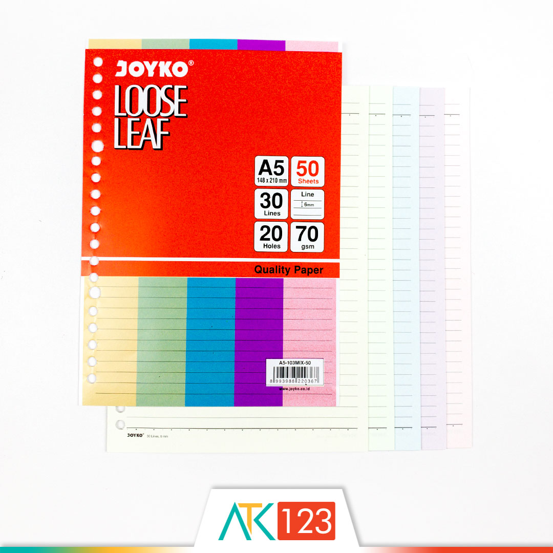 Loose Leaf Color A5 Joyko 50 lbr