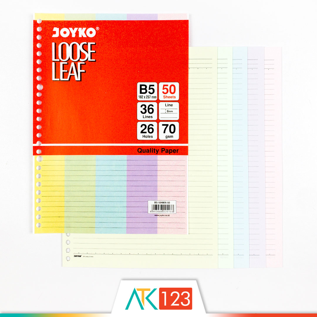 Loose Leaf Color B5 Joyko 50 lbr