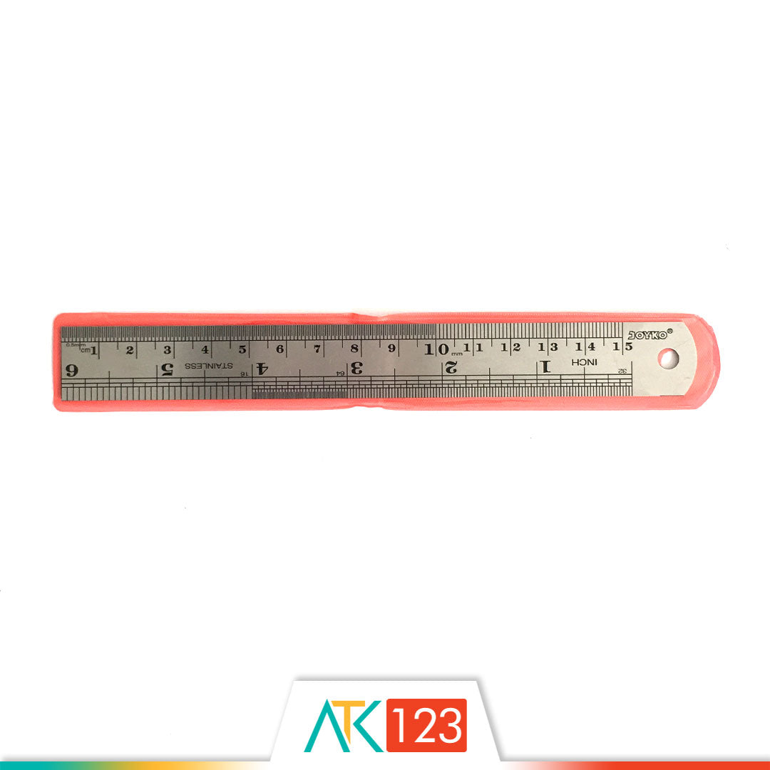 Penggaris Besi Joyko 15 cm