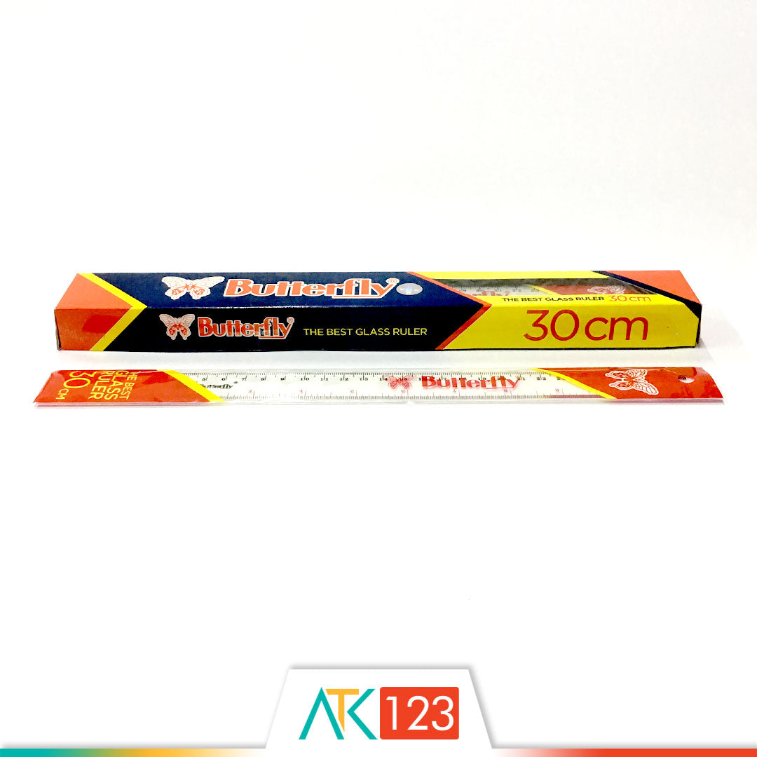Penggaris Butterfly 30 cm