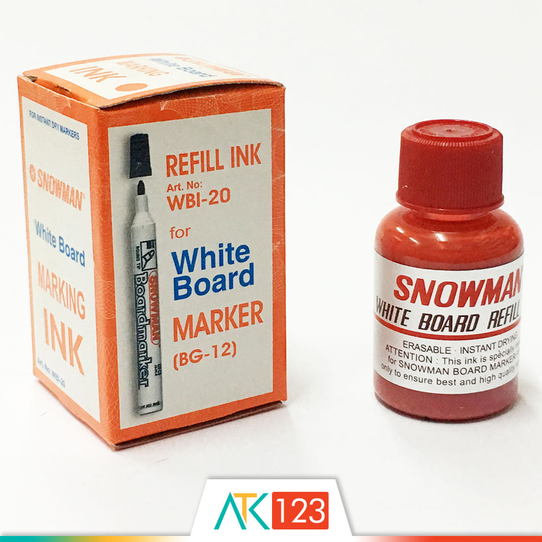 White Board Marking Ink Snowman WBI-20