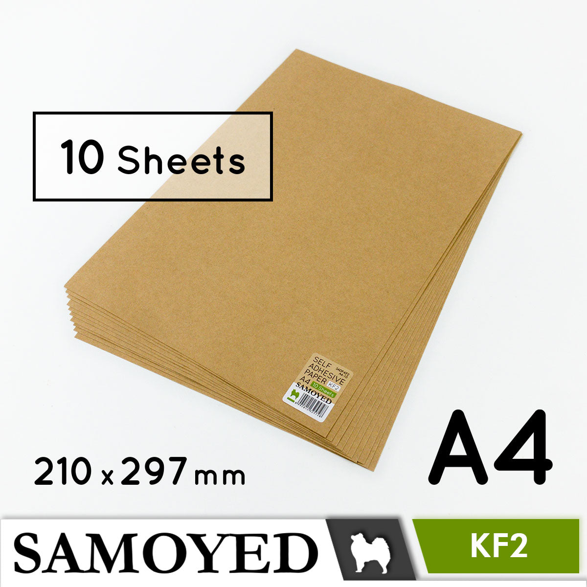 Self Adhesive Paper Samoyed SADP-KF A4 10 Sheets