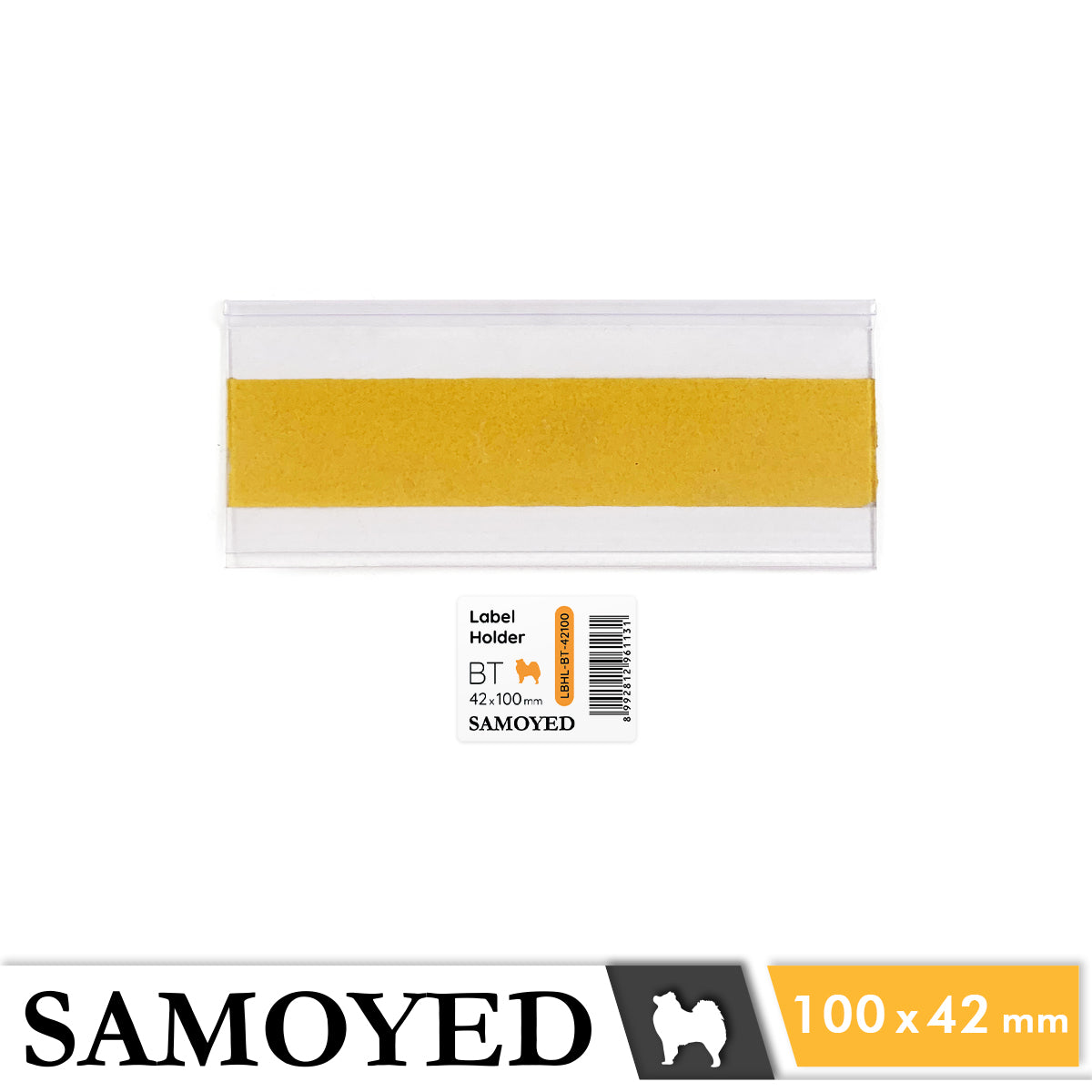 Label Holder Samoyed LBHL-BT