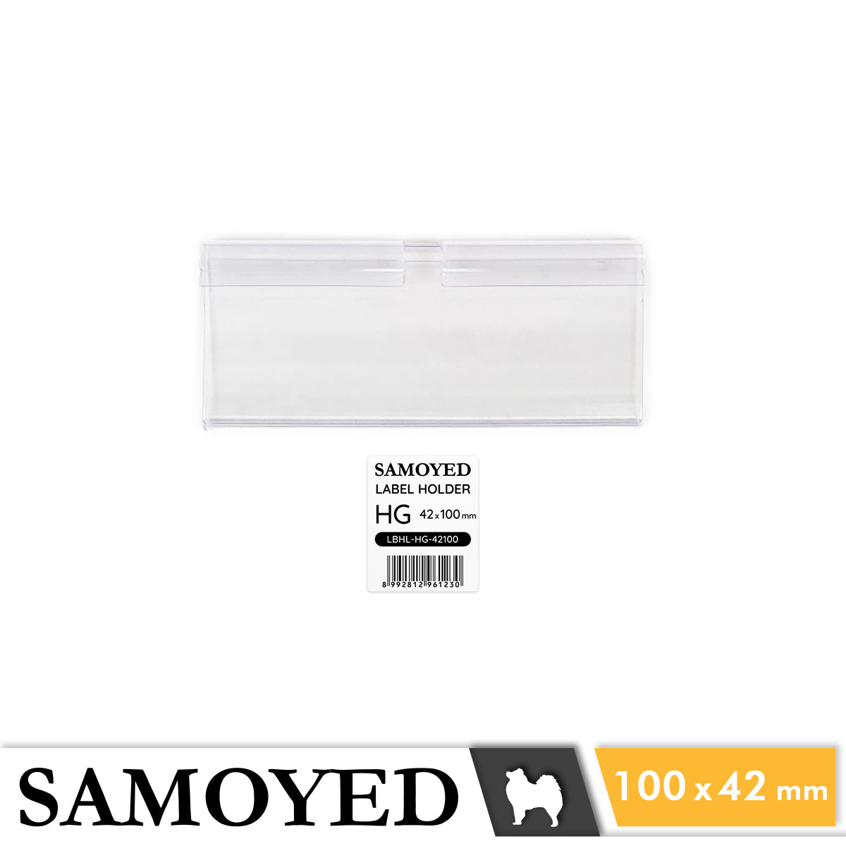 Label Holder Samoyed LBHL-HG