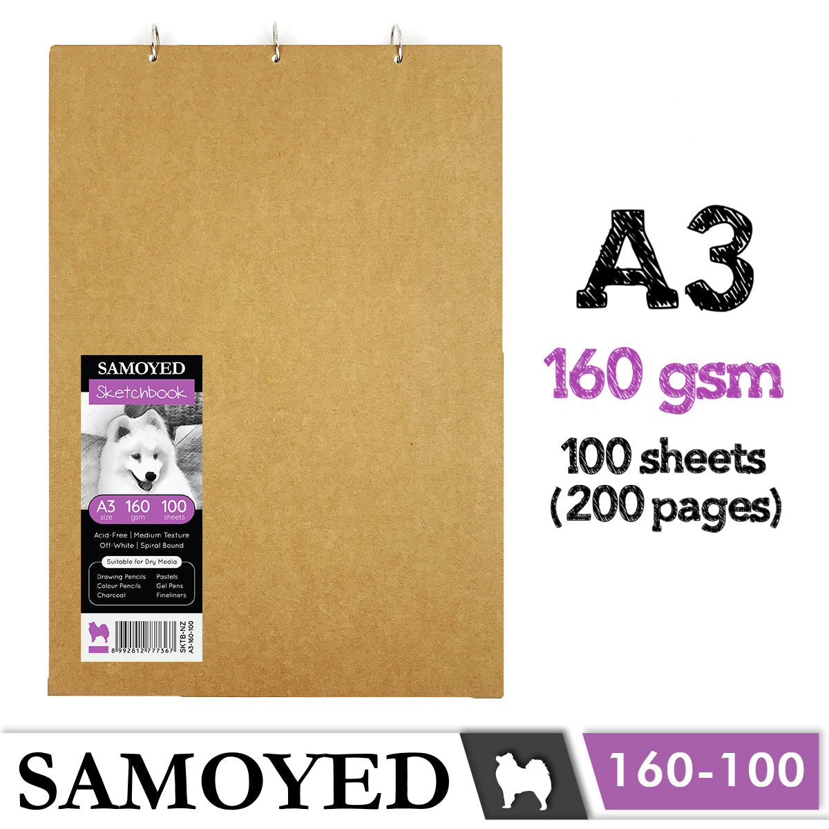 Sketchbook Samoyed SKTB-NZ A3