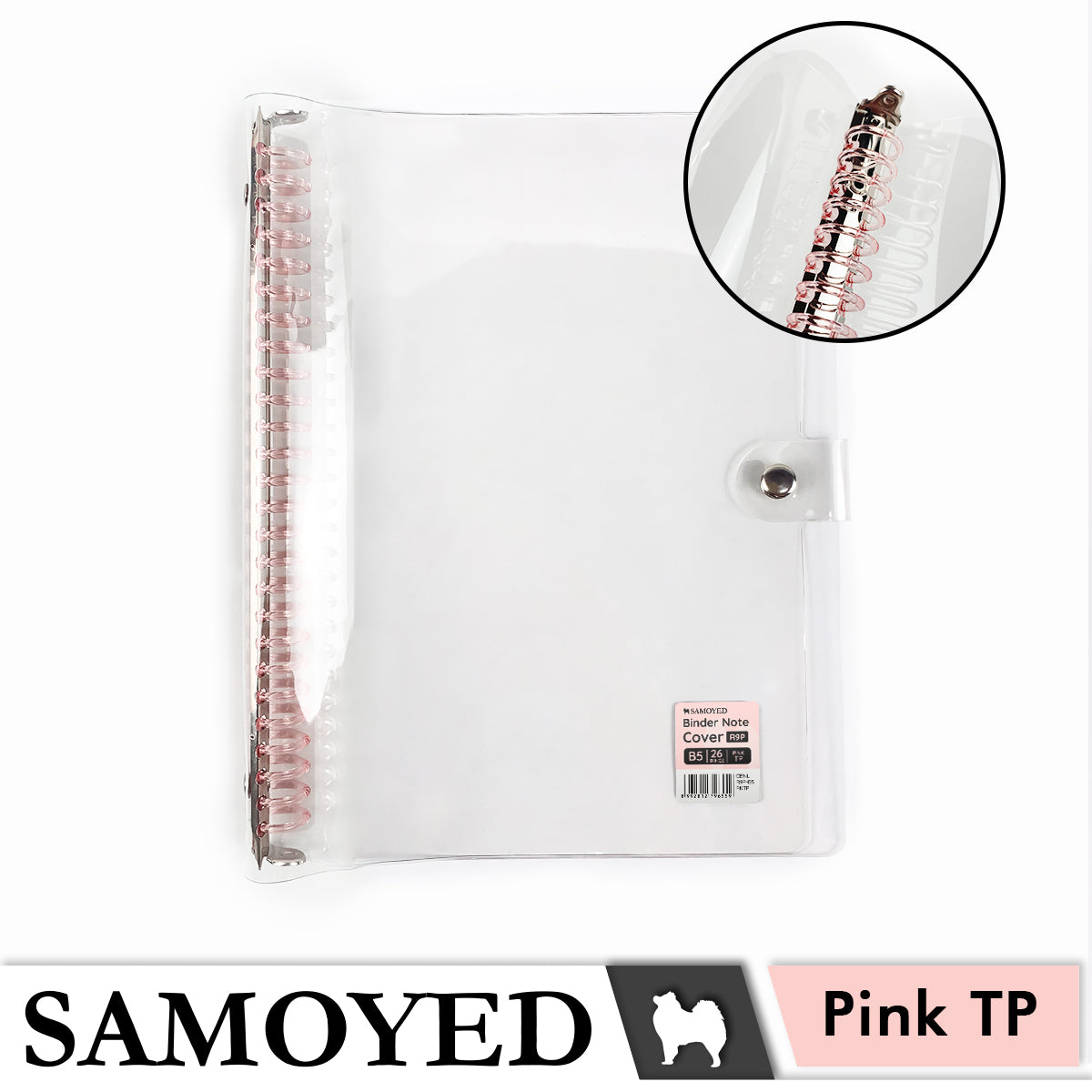 Binder Note Cover B5 Samoyed CBNL-R9P-B5