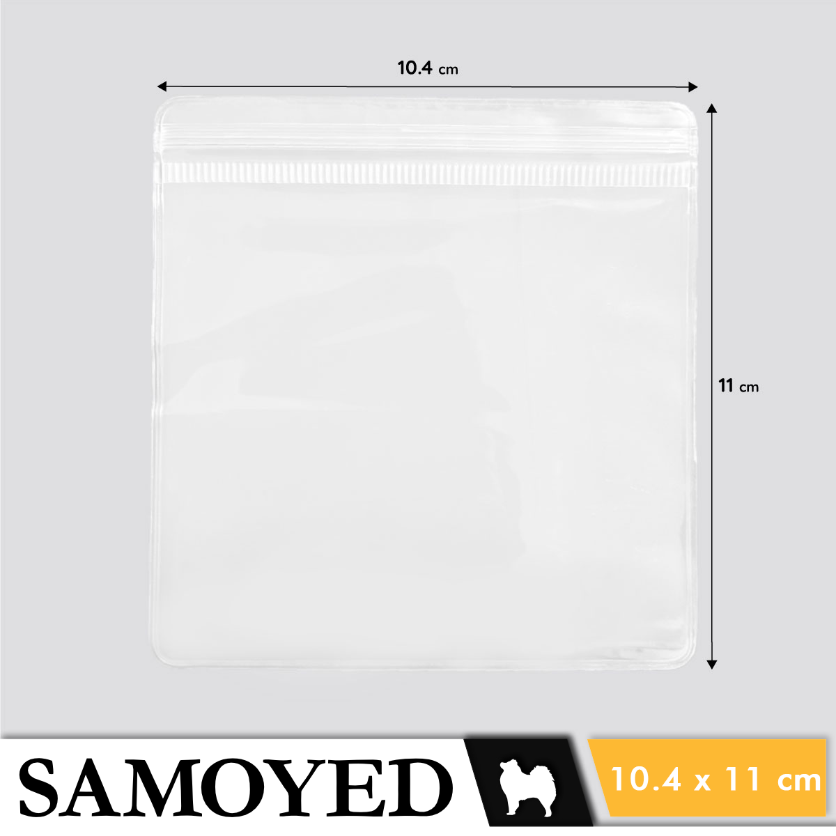 Plastic Zipper Bag Samoyed BZ-BI