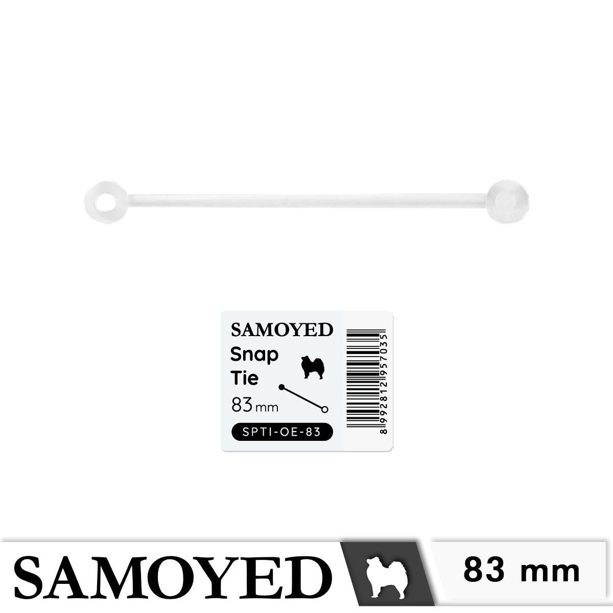 Snap Tie Samoyed SPTI-OE 25 Pcs
