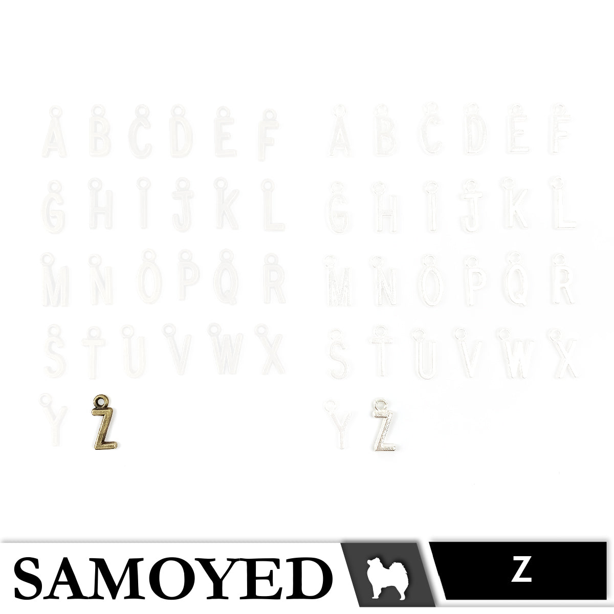 Accessory Charm Samoyed CHRM-PD-AB01 5 Pcs