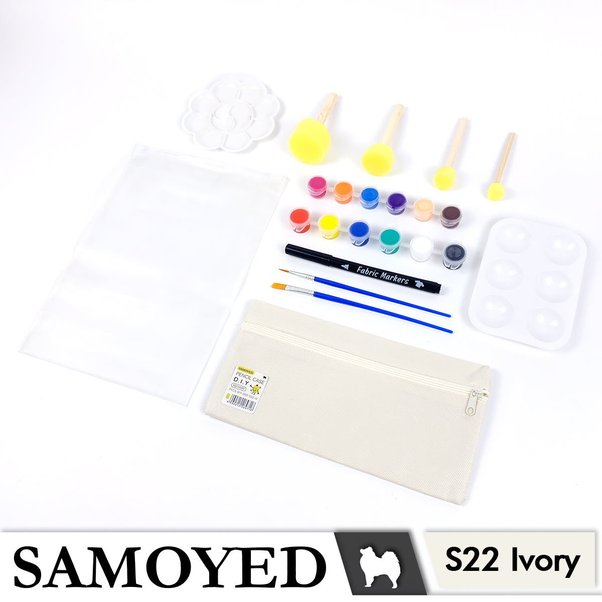 Pencil Case DIY Samoyed PCCS-DIY-D05