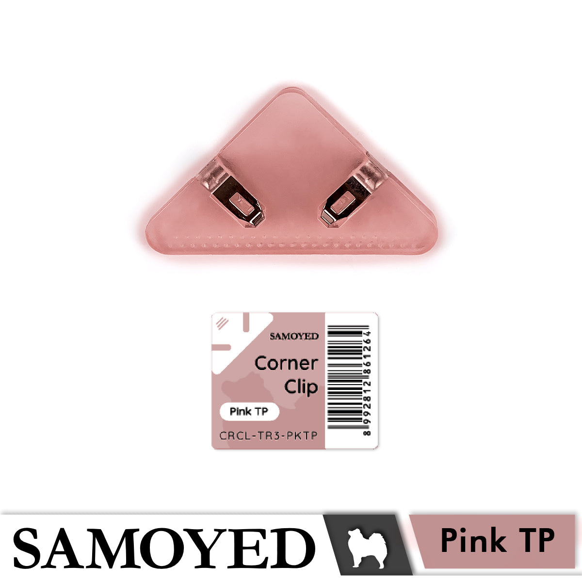 Corner Clip Samoyed CRCL-TR3