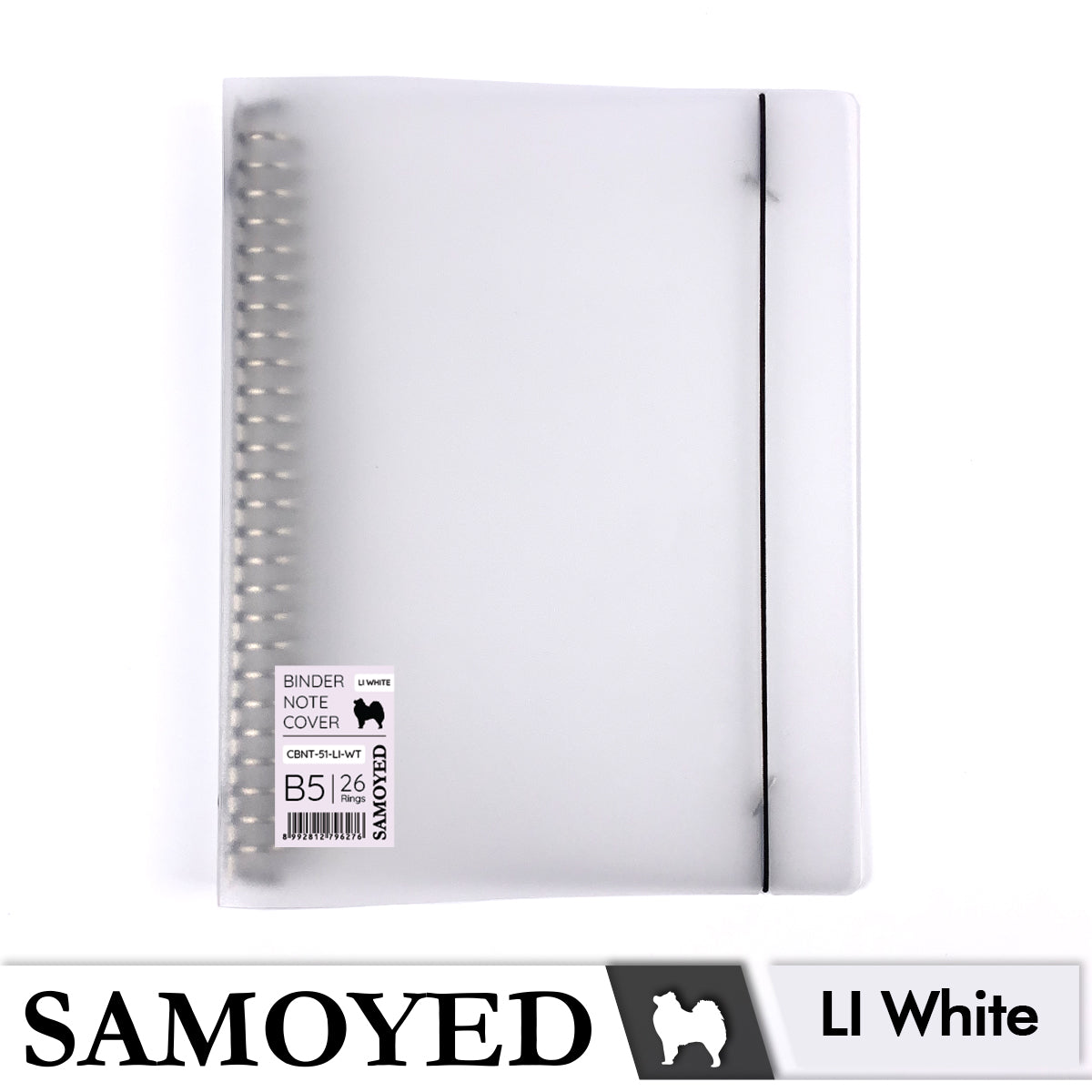 Binder Note Cover B5 Samoyed CBNT-51