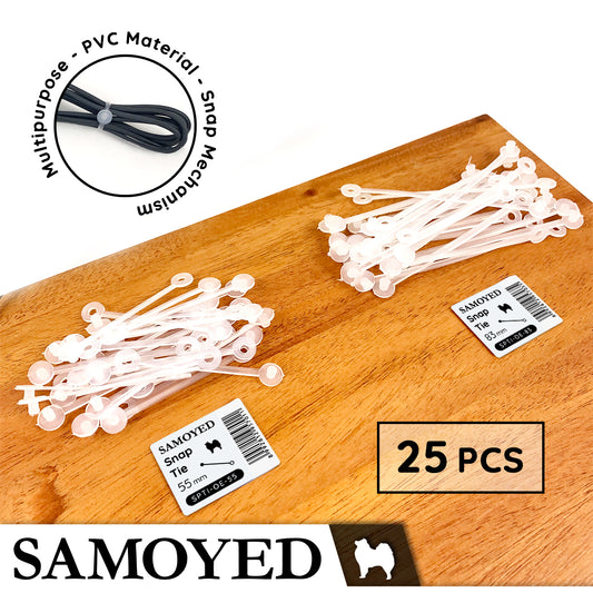 Snap Tie Samoyed SPTI-OE 25 Pcs