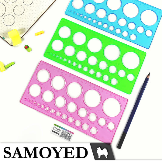 Drawing Template Samoyed DTMP-C2088