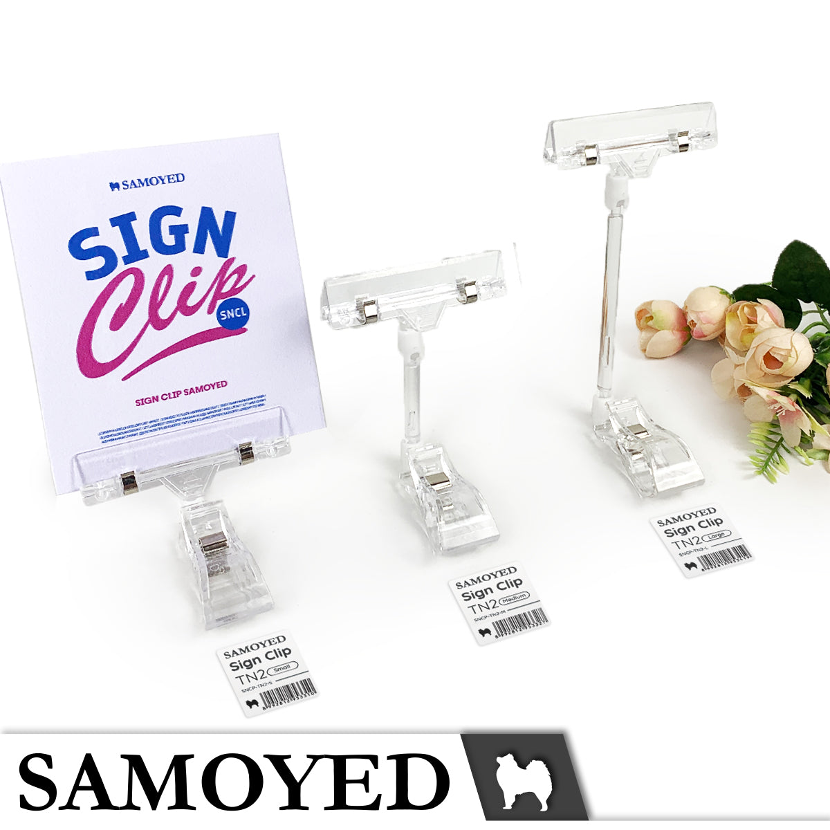 Sign Clip Samoyed SNCL-TN2