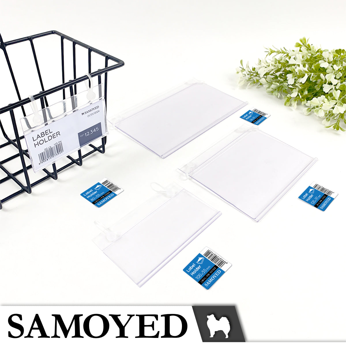 Label Holder Samoyed LBHL-KB