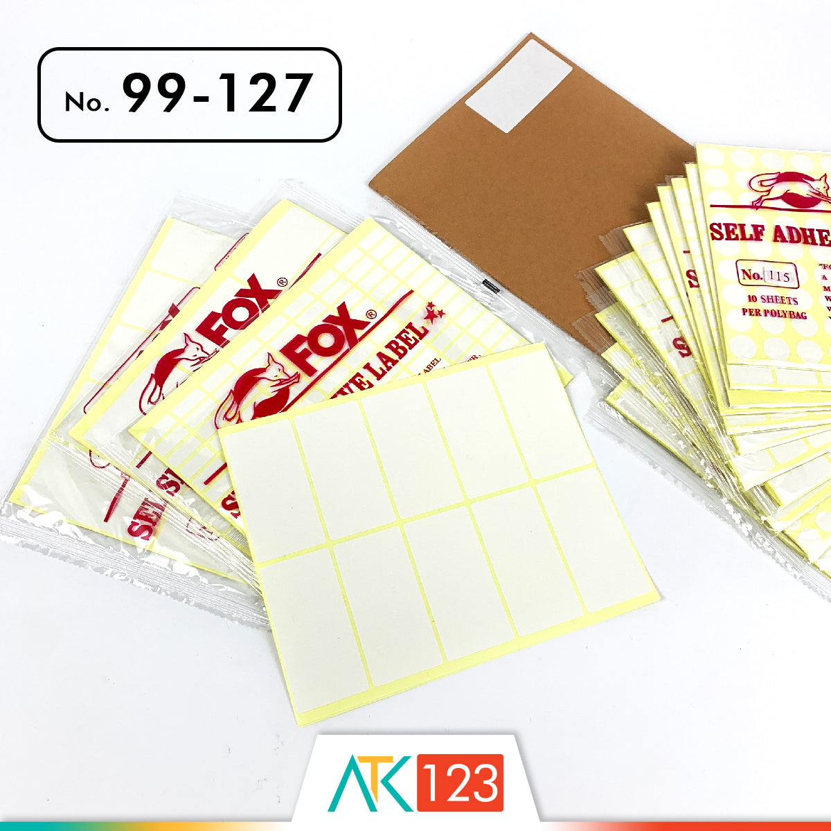 Kertas Sticker Fox
