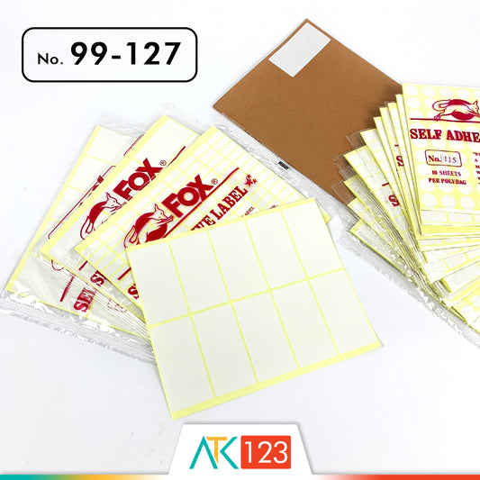 Kertas Sticker Fox