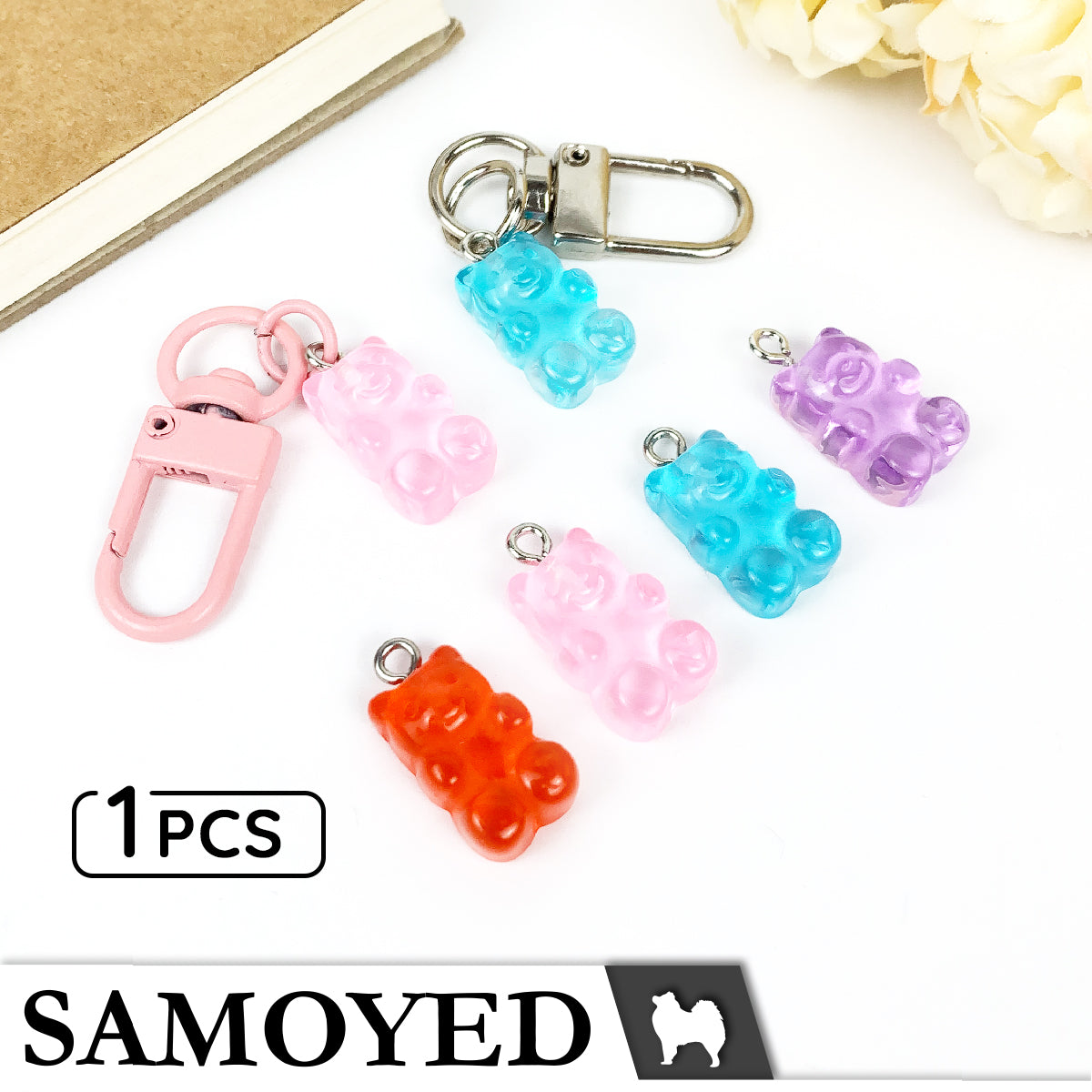 Accessory Charm Samoyed CHRM-PD-GMB1