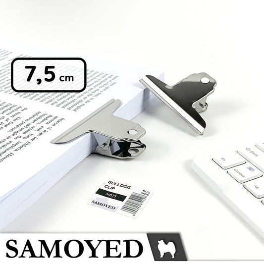 Bulldog Clip Samoyed BLCL-M075