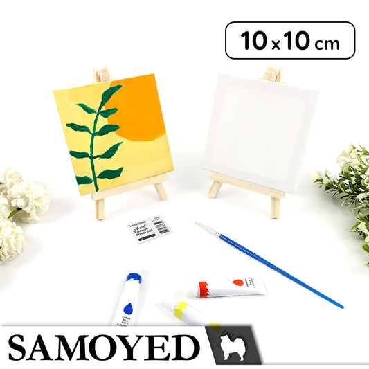 Canvas Easel Set Samoyed ACES-WV 10 x 10 cm