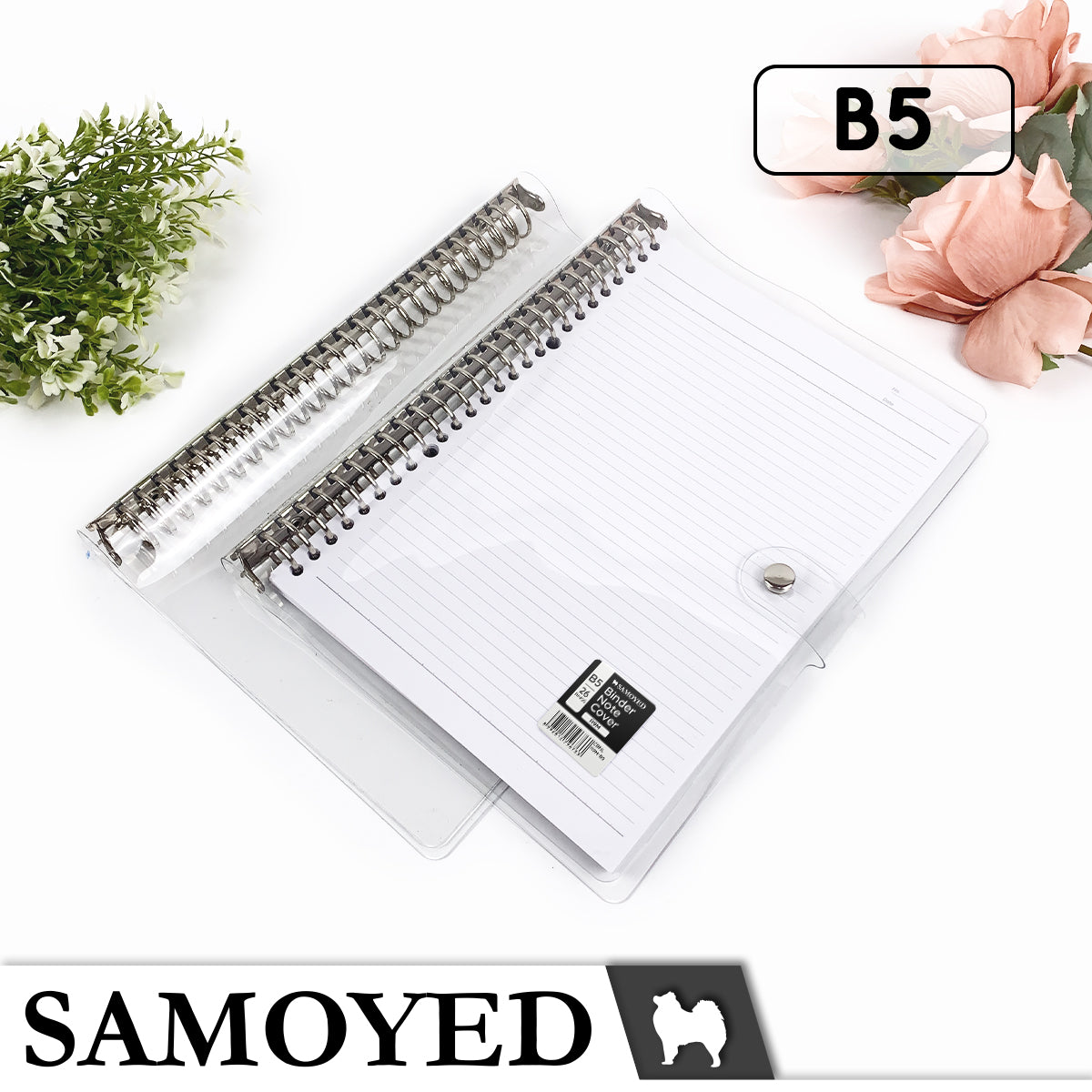 Binder Note Cover B5 Samoyed CBNL-R9M-B5