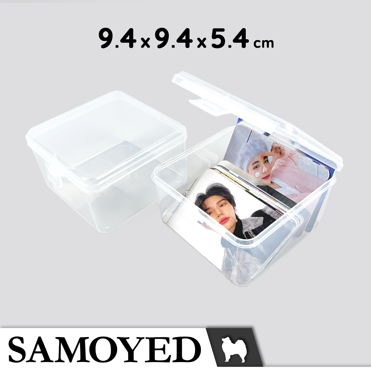 Plastic Box Samoyed SG 94 x 94 x 54 mm