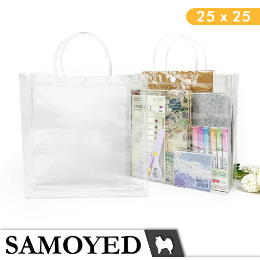 Tote Bag PVC Samoyed 25 x 25 x 9 cm