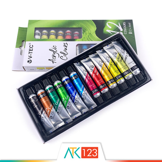 Cat Akrilik V-Tec 12 Colours VT-612/A