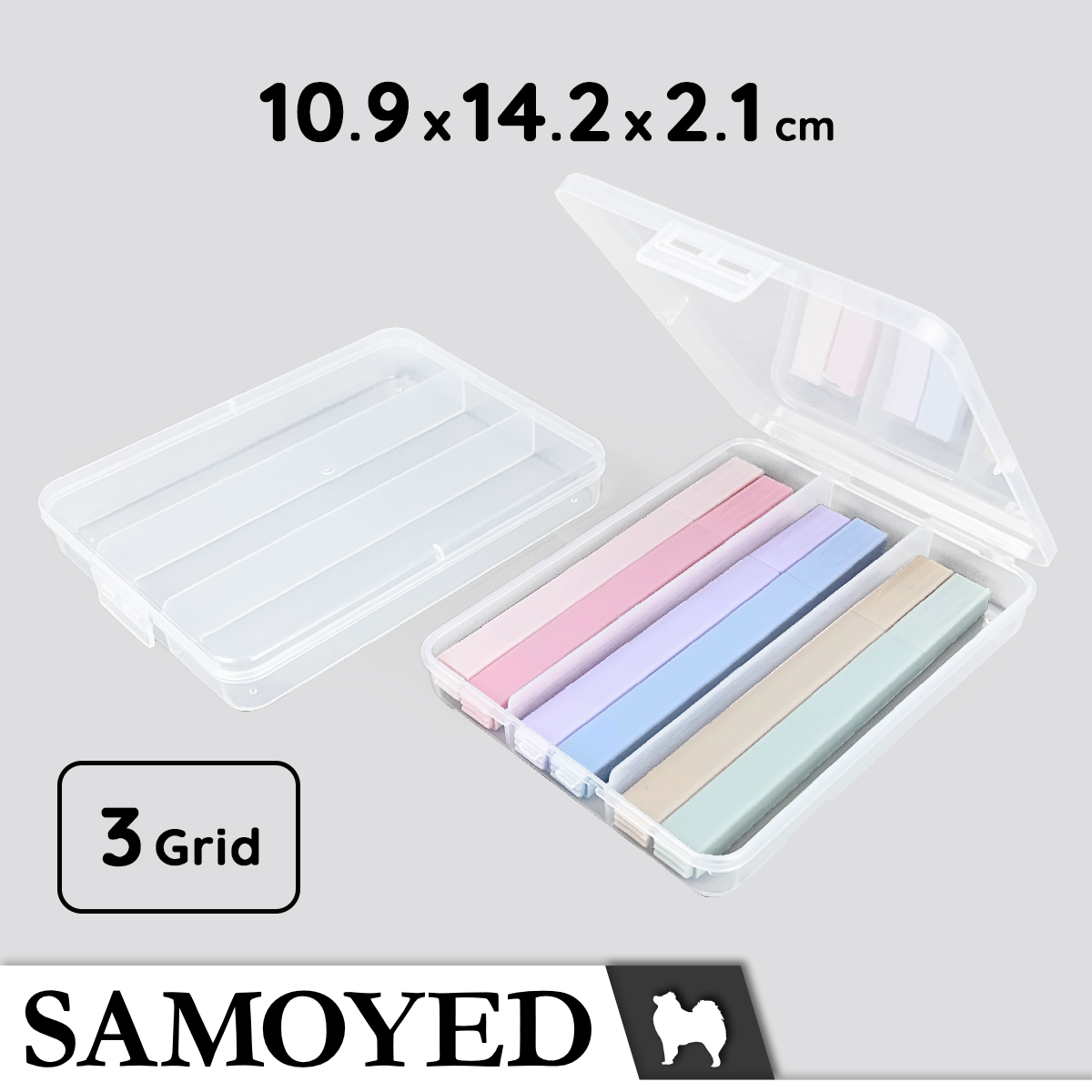 Plastic Box Samoyed F3-109