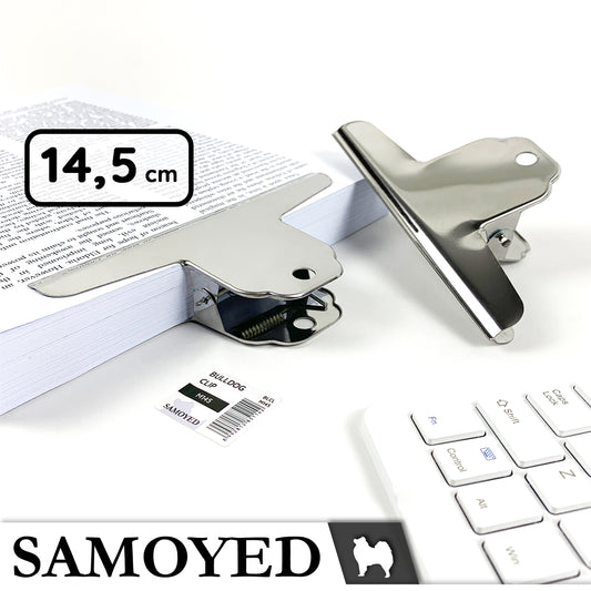Bulldog Clip Samoyed BLCL-M145