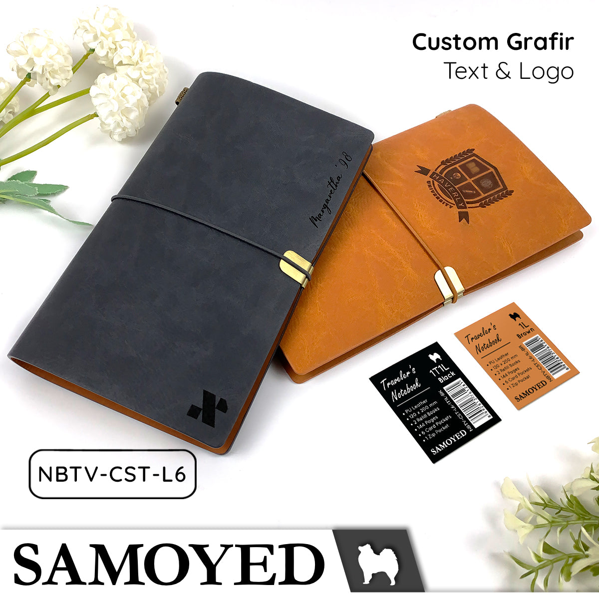 Traveler's Notebook Samoyed NBTV-CST-L6