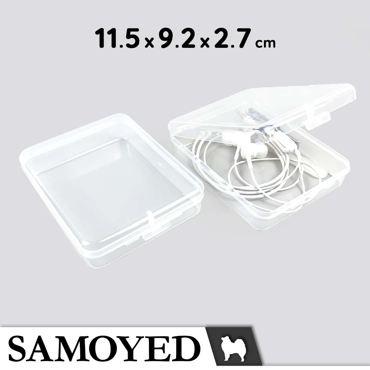 Plastic Box Samoyed SC 115 x 92 x 27 mm
