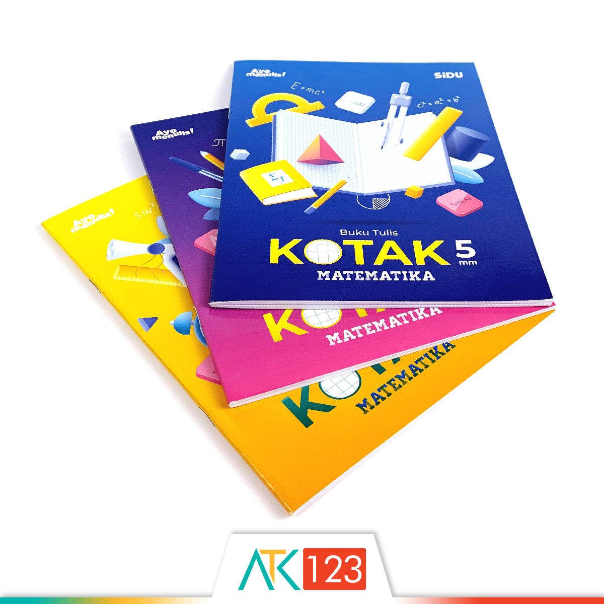 Buku Tulis Kotak Matematika Sidu 5 mm 38 lbr