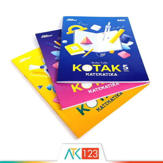 Buku Tulis Kotak Matematika Sidu 5 mm 38 lbr
