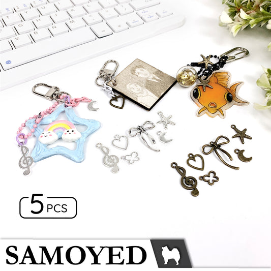 Accessory Charm Samoyed CHRM-PD-VG1 5 Pcs
