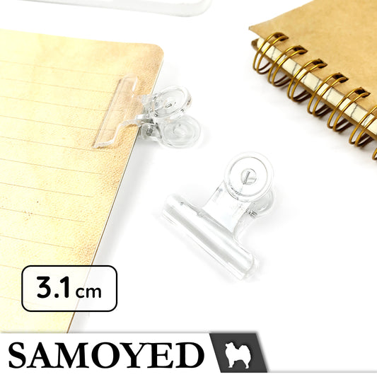 Bulldog Clip Samoyed BLCL-E031