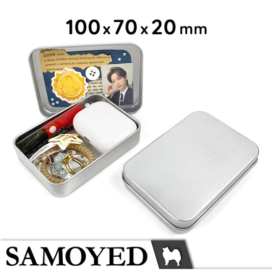 Tinplate Box Samoyed TNPX-A 100 x 70 x 20 mm