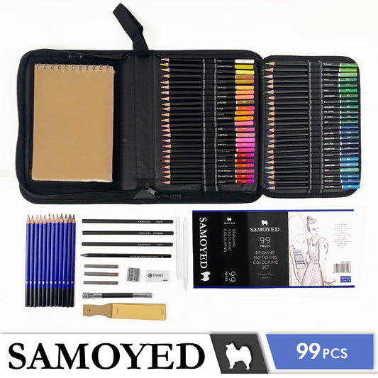 Drawing Sketching Colouring Set Samoyed DRSK-P99