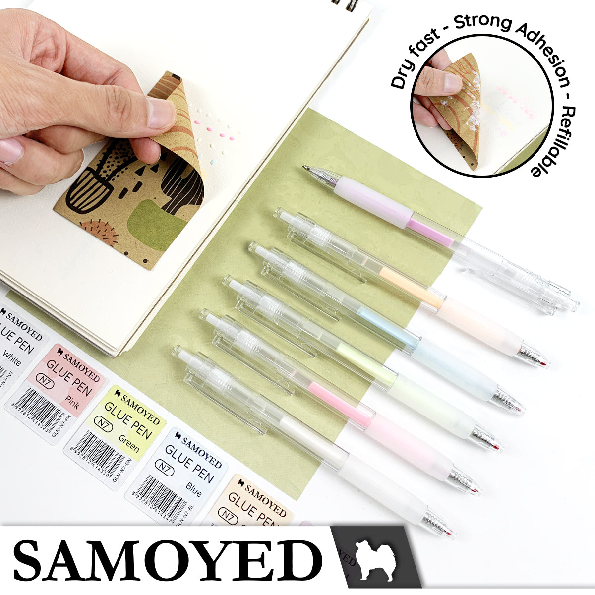 Glue Pen Samoyed GLN-N7