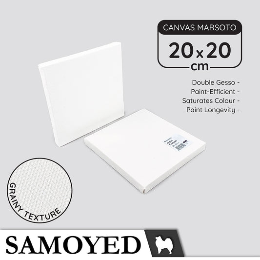 Artist Canvas Samoyed MS 20 x 20 cm