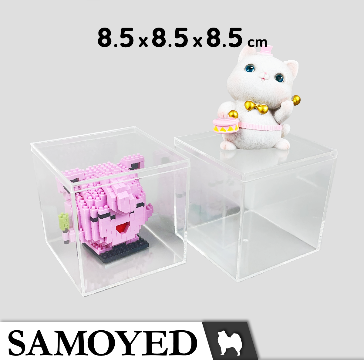 Plastic Box Samoyed MK 85 x 85 x 85  mm