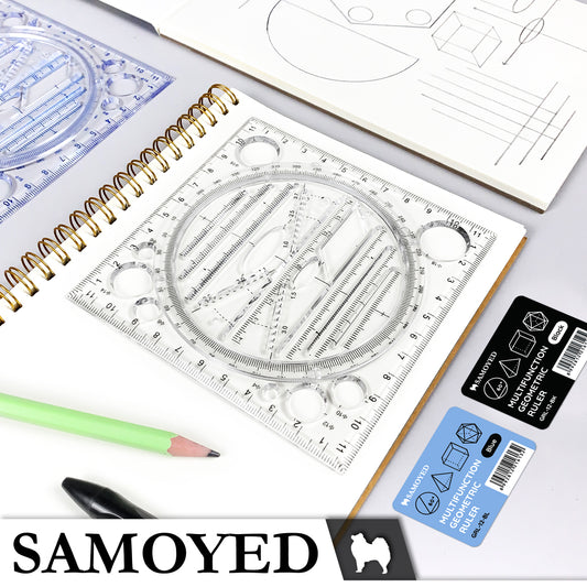 Multifunction Geometric Ruler Samoyed GRL-12