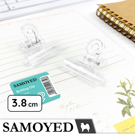 Bulldog Clip Samoyed BLCL-E038