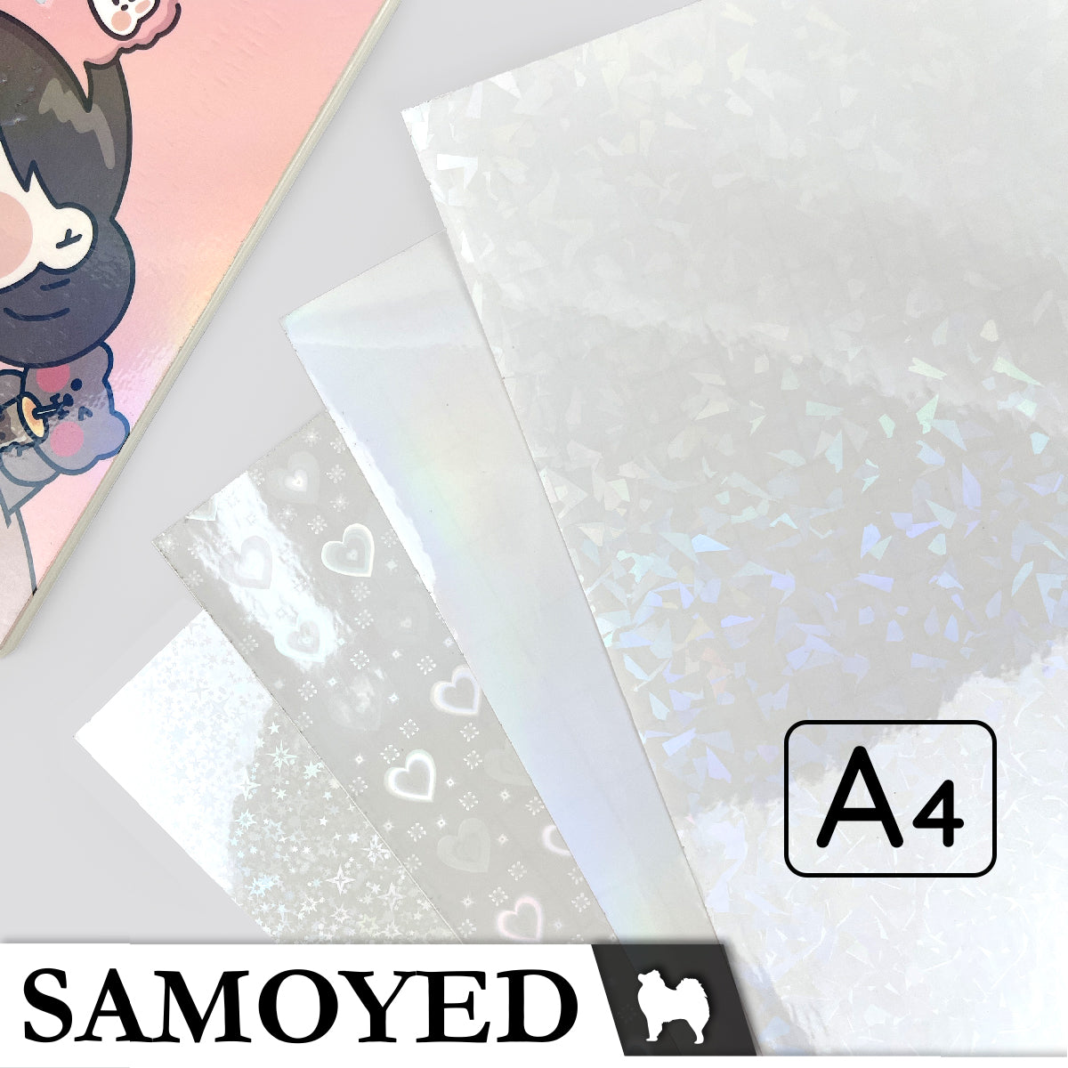 Self Adhesive Laminating Sheet A4 Samoyed SALS-LD