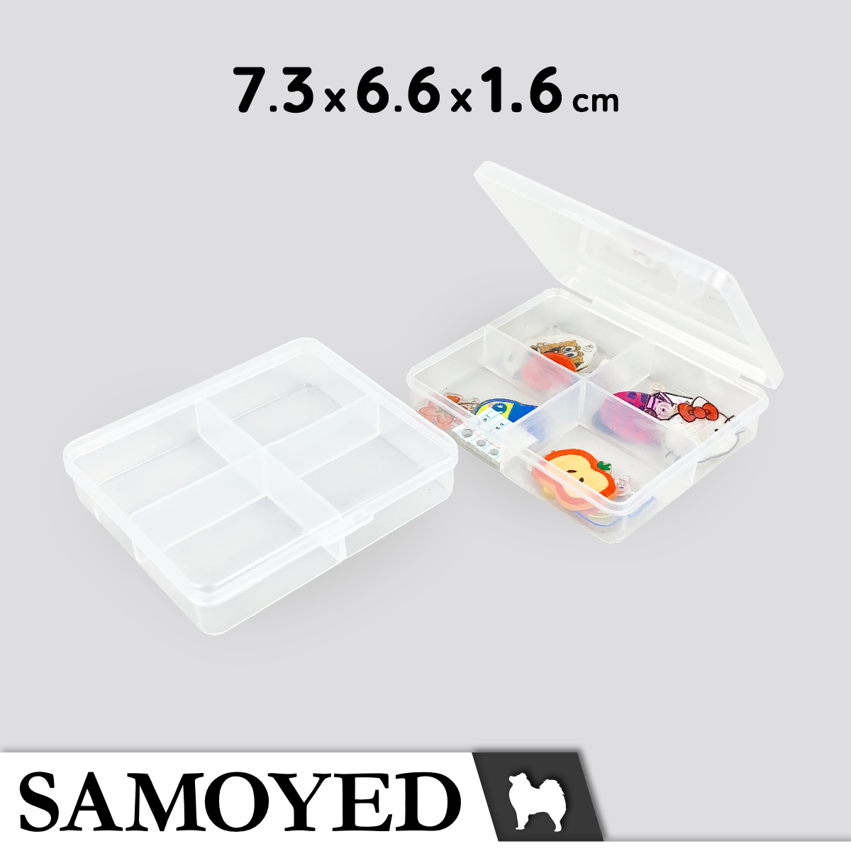 Plastic Box Samoyed F4-73