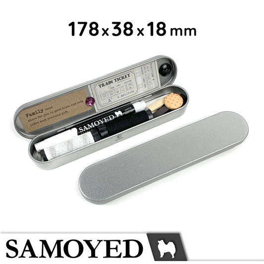 Tinplate Box Samoyed TNPX-F 178 x 38 x 18 mm