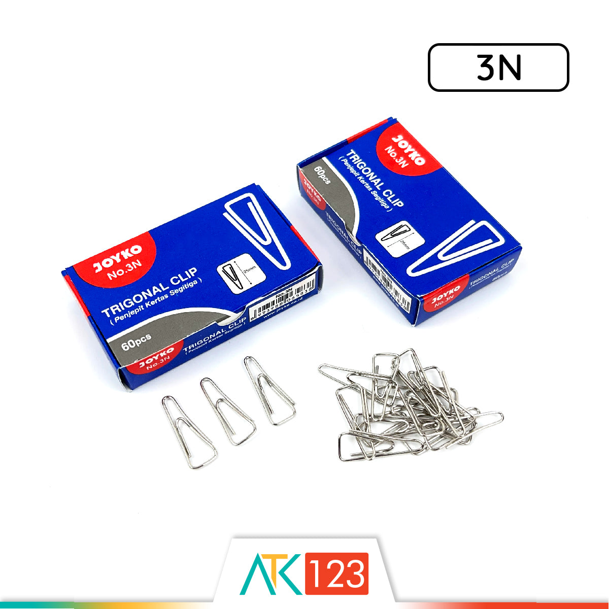 Paper Clips Joyko No. 3 Trigonal